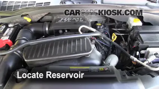 2004 Dodge Durango SLT 5.7L V8 Liquide essuie-glace Ajouter du liquide